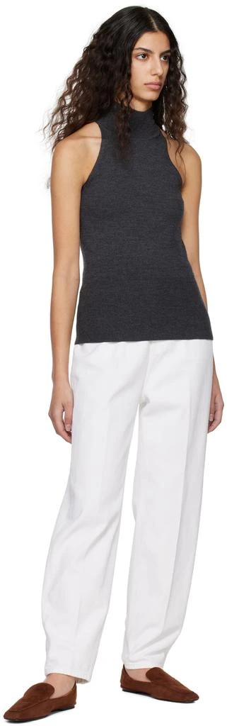 Totême White Tapered Jeans 4