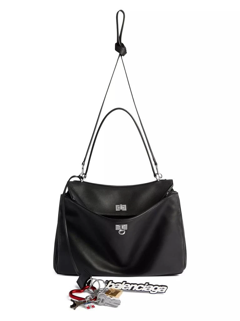 Balenciaga Rodeo Medium Handbag Used Effect with One Charm 7