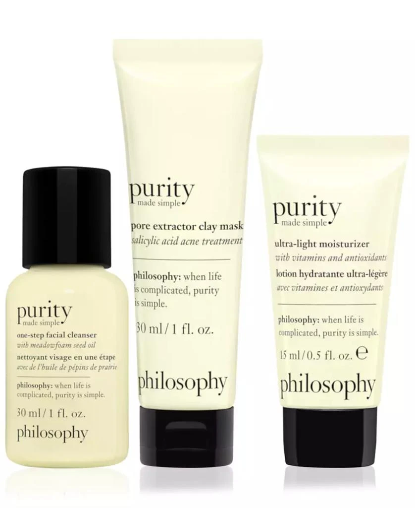 philosophy 3-Pc. Purity Made Simple Cleanse, Purify, Hydrate Mini Set 2