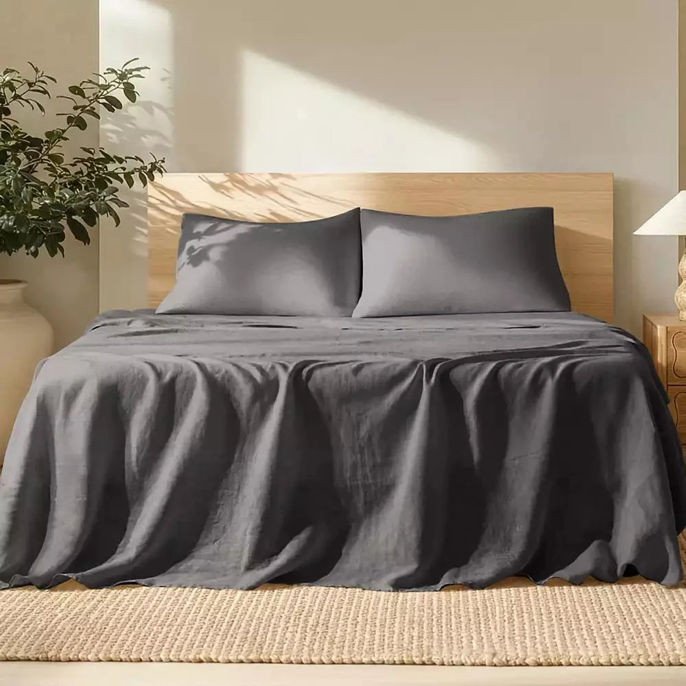 Bare Home Linen 4 Piece Sheet Set, Full Size