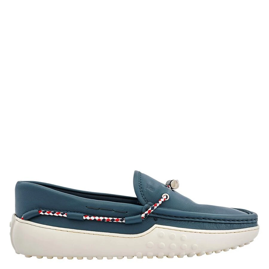 Tod's Men's Light Blue Gommino Leather Loafers 1