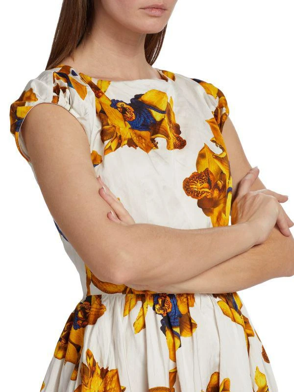 Jason Wu Floral Cap-Sleeve Minidress 4