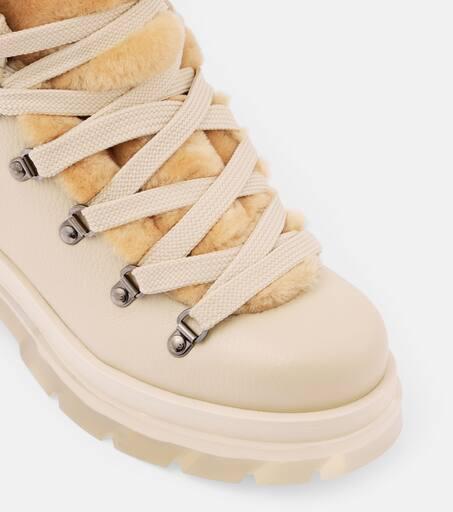 【Bogner】 Shearling-trimmedスエードアンクルブーツ BOGNER Turin shearling-trimmed suede boots | NET-A-PORTER