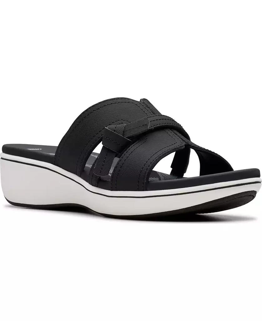Clarks Cloudsteppers Breeze Rae Mia Slip-On Flat Sandals 1