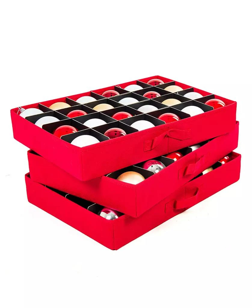 Santa's Bag Christmas Ornament Storage Box with Drawers 9
