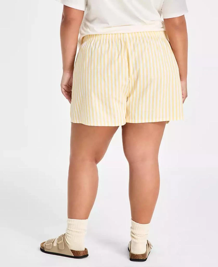 Love Tribe Trendy Plus Size Cotton Striped Boxer Shorts 4