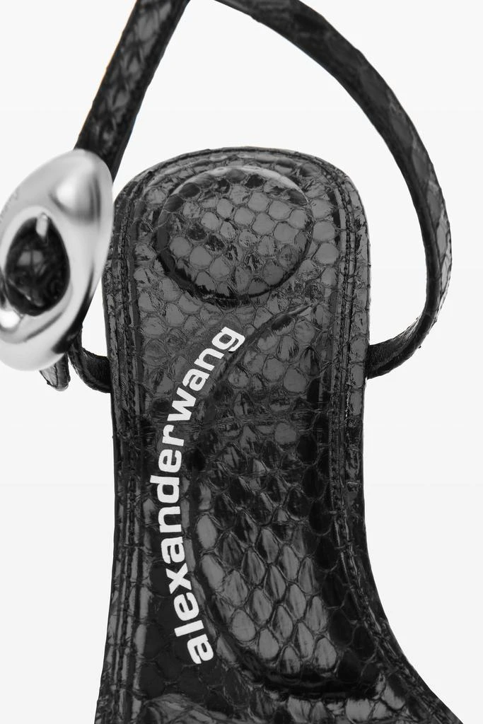 Alexander Wang dome 105 water snake strappy slide sandal 4