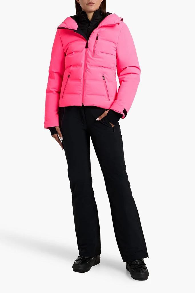 Aztech Mountain Nuke Suit neon quilted down ski jacket 2