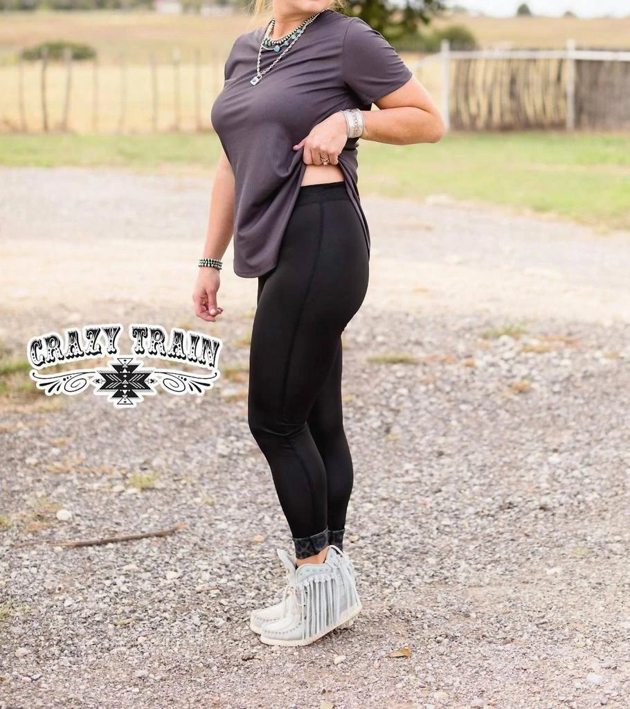Crazy Train Crazy Train - Inside Out Reversible Leggings 4