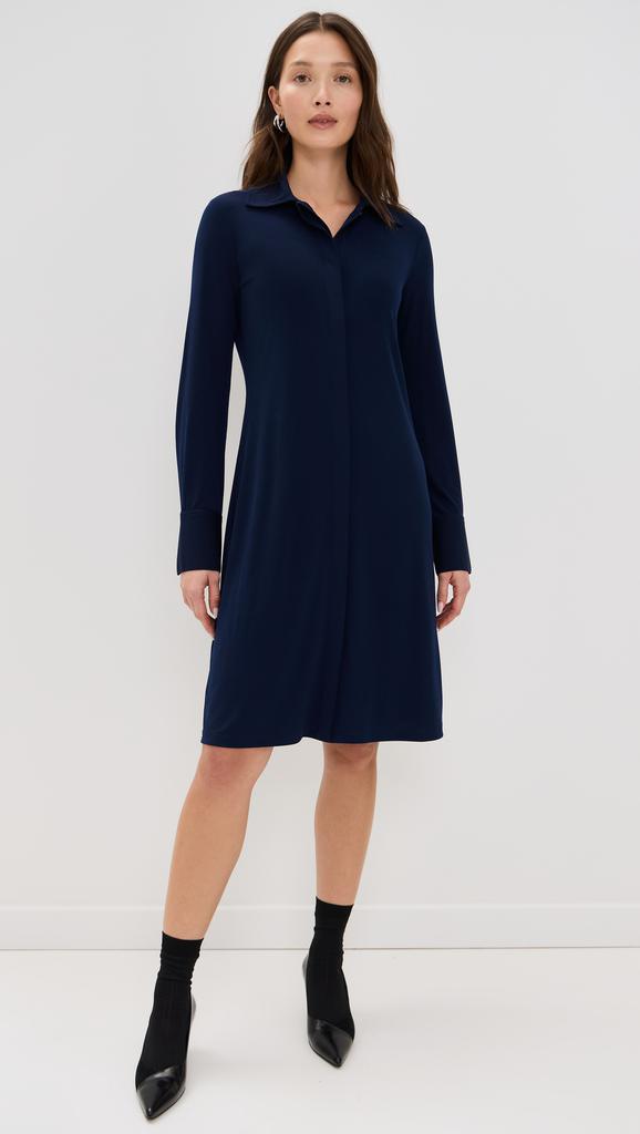 Vince Long Sleeve Polo Dress