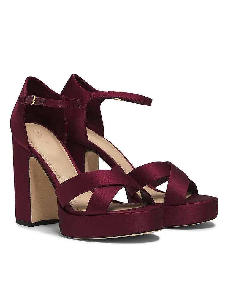 22élevé 115MM Satin Platform Sandals - Shoes - Free Shipping - BeyondStyle
