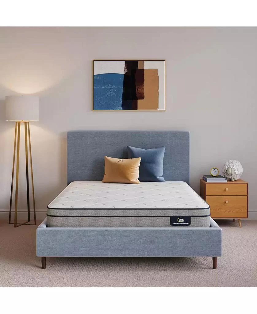 Serta CLOSEOUT! Flowering Cherry 8" Plush Euro-Top Mattress - 1