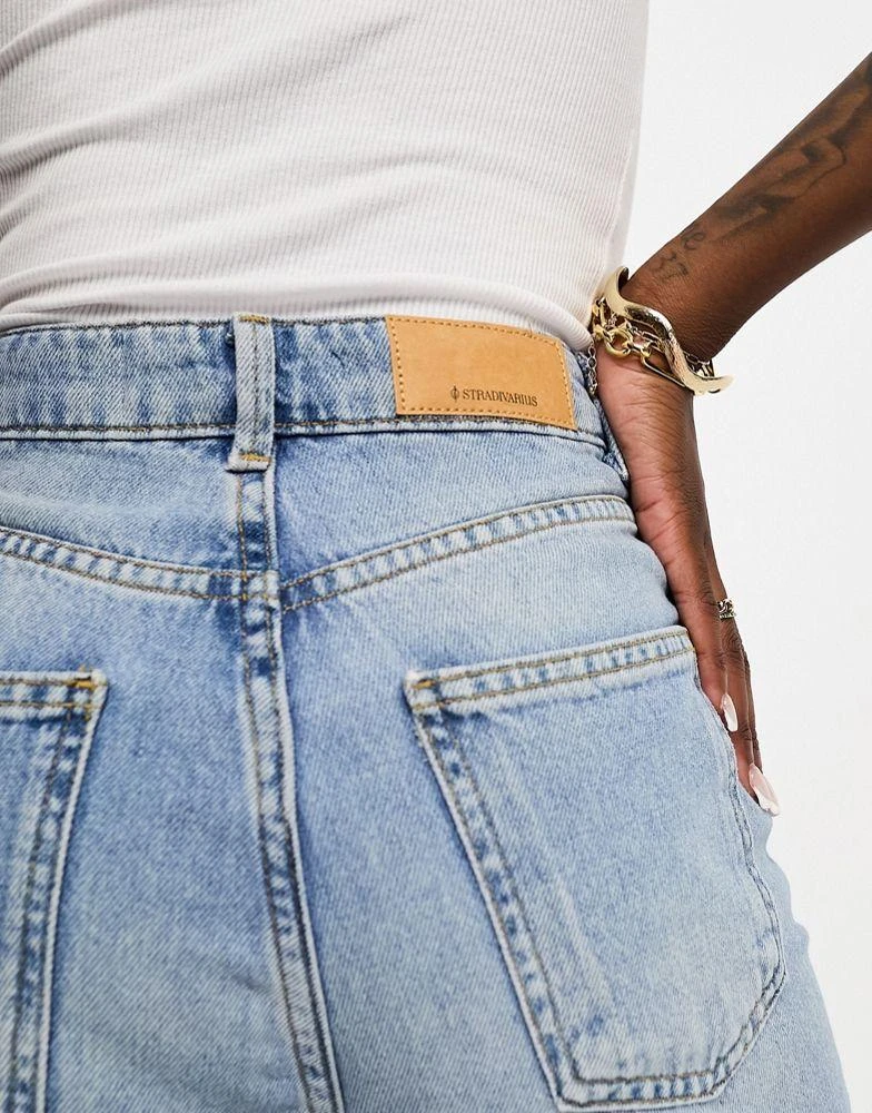 Stradivarius Stradivarius Tall 90s dad jean in vintage blue 5