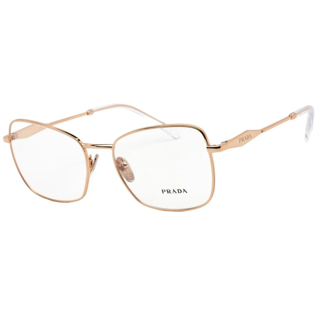 Prada Prada Women's Eyeglasses - Pink Gold Cat Eye Metal Frame, 56 mm | 0PR 53ZV SVF1O1 1