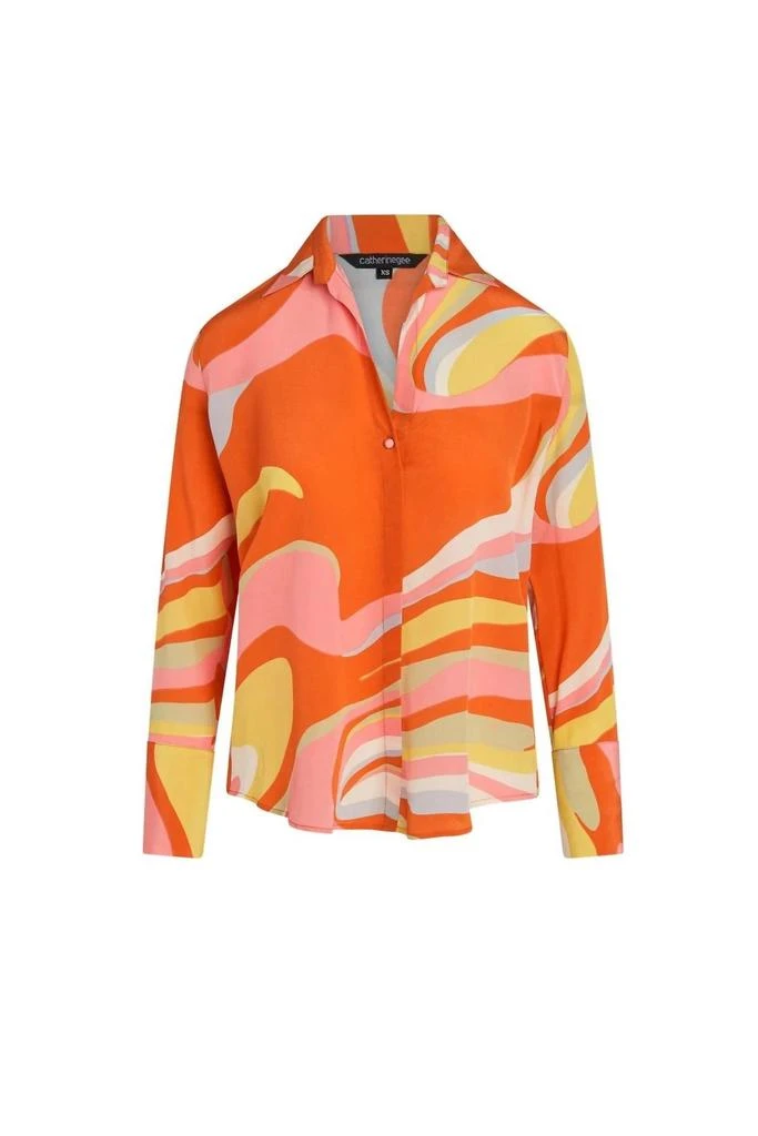 catherine gee Women's Daria Blouse In Sherbert 1