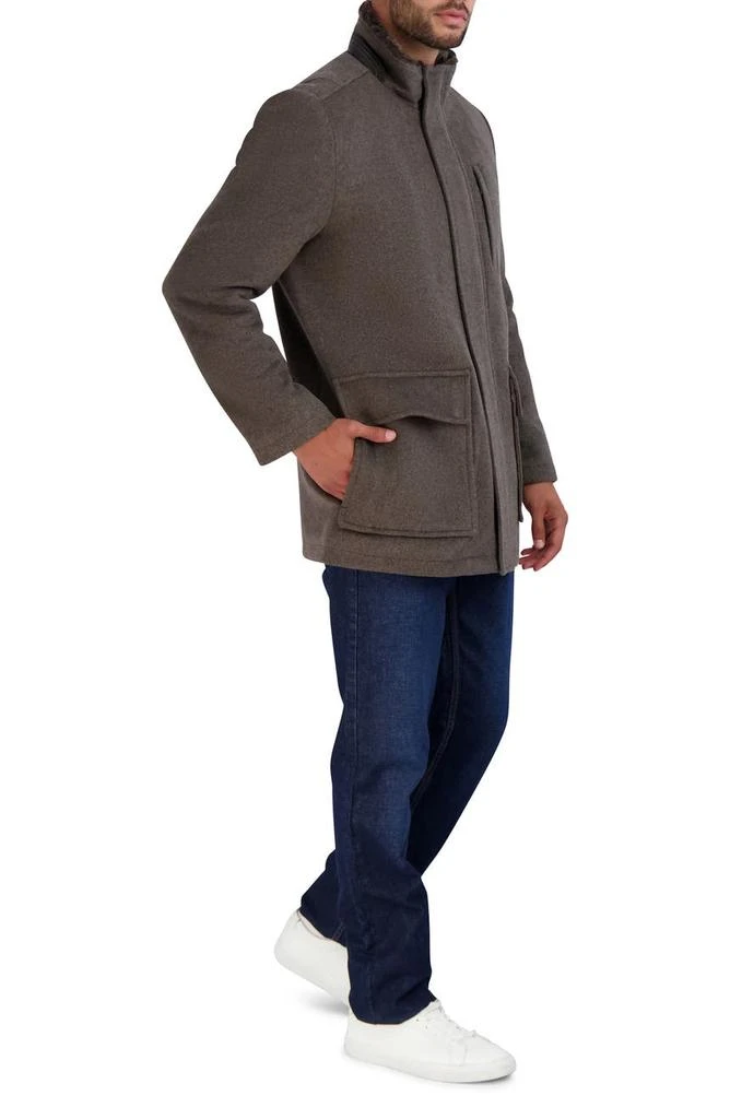 Cole Haan Novelty Wool Carcoat 4