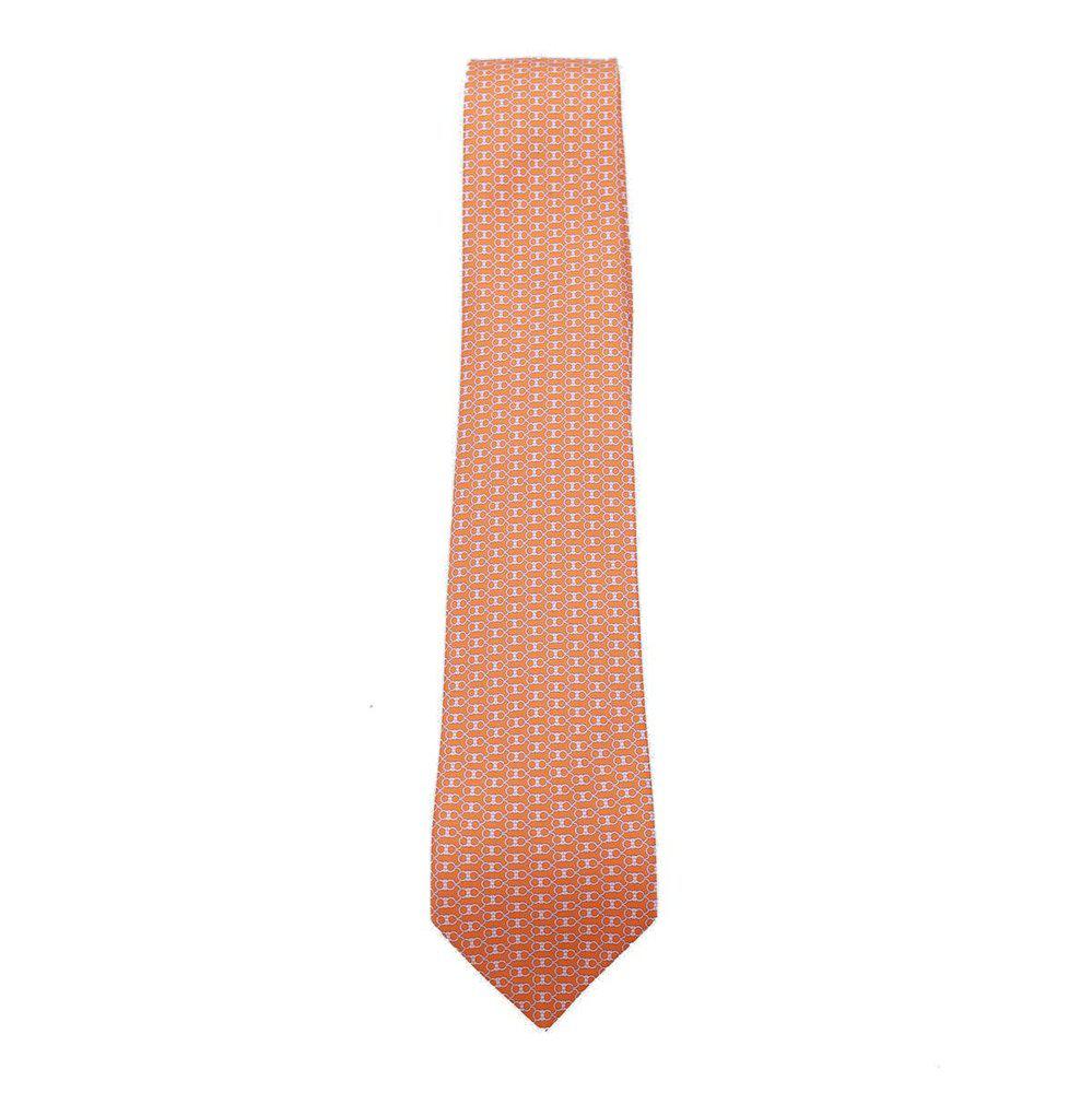 Salvatore Ferragamo Ferragamo Gancini Printed Tie