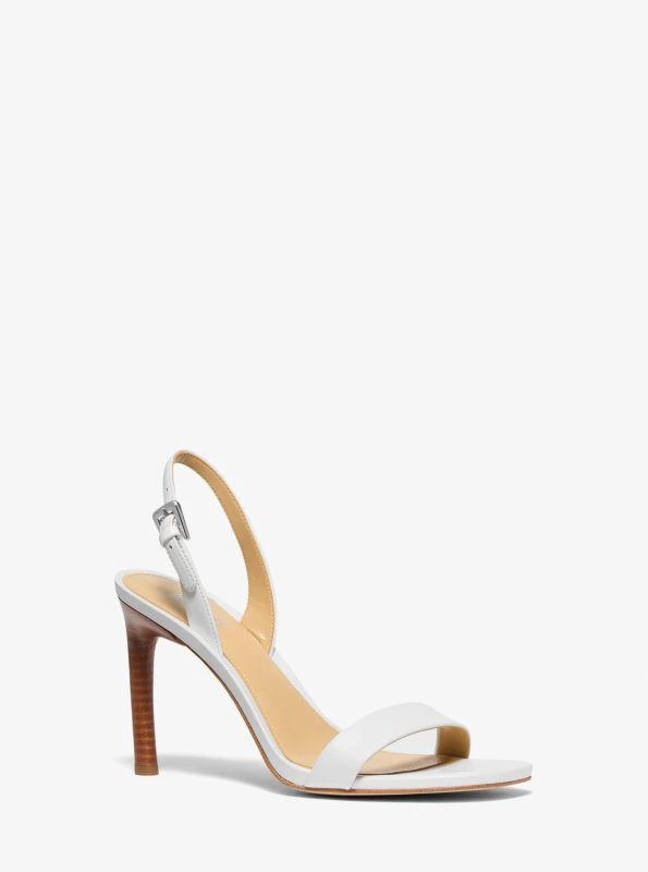 Michael Kors Kasia Leather Sandal 1