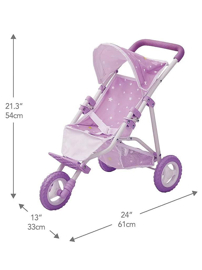 Teamson Baby Doll Jogging Stroller 2