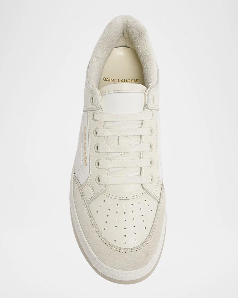 Yves Saint Laurent SL61 Mixed Leather Low-Top Sneakers 5