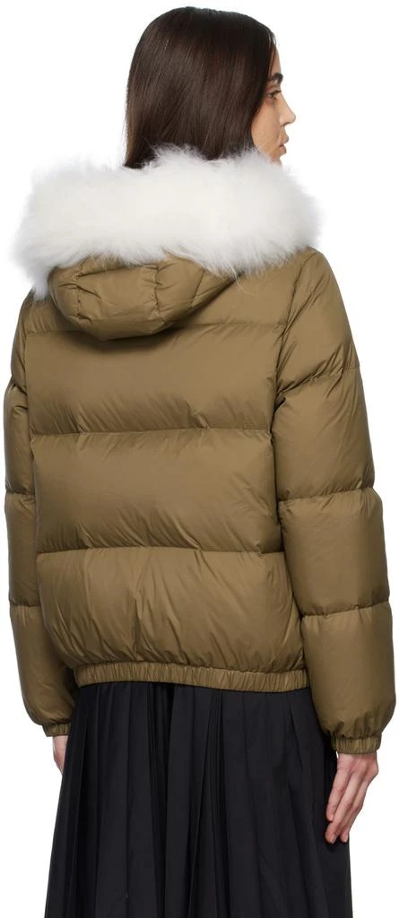 Yves Salomon - Army Khaki Short Down Jacket 3