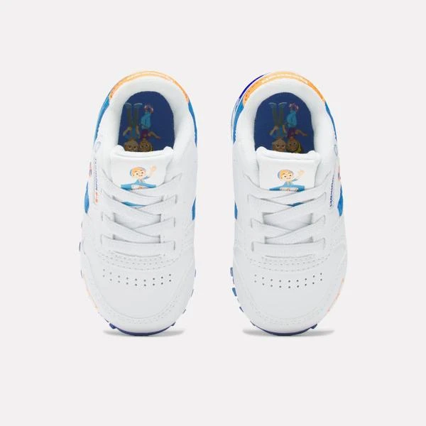 Reebok Reebok x Blippi Classic Leather Step 'N' Flash Shoes - Toddler 5