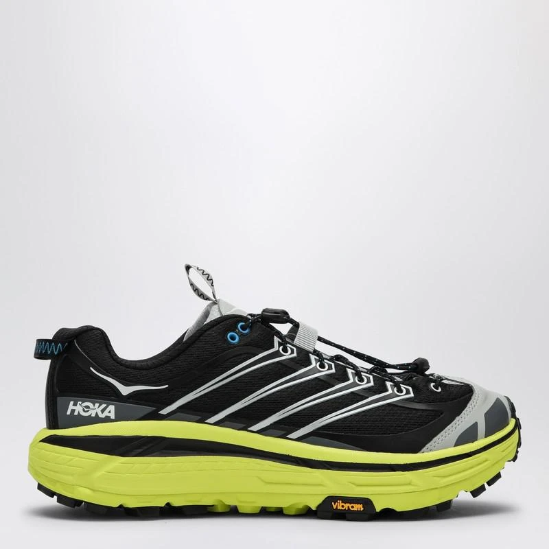 Hoka One One Black and yellow Mafate Three2 sneakers 1