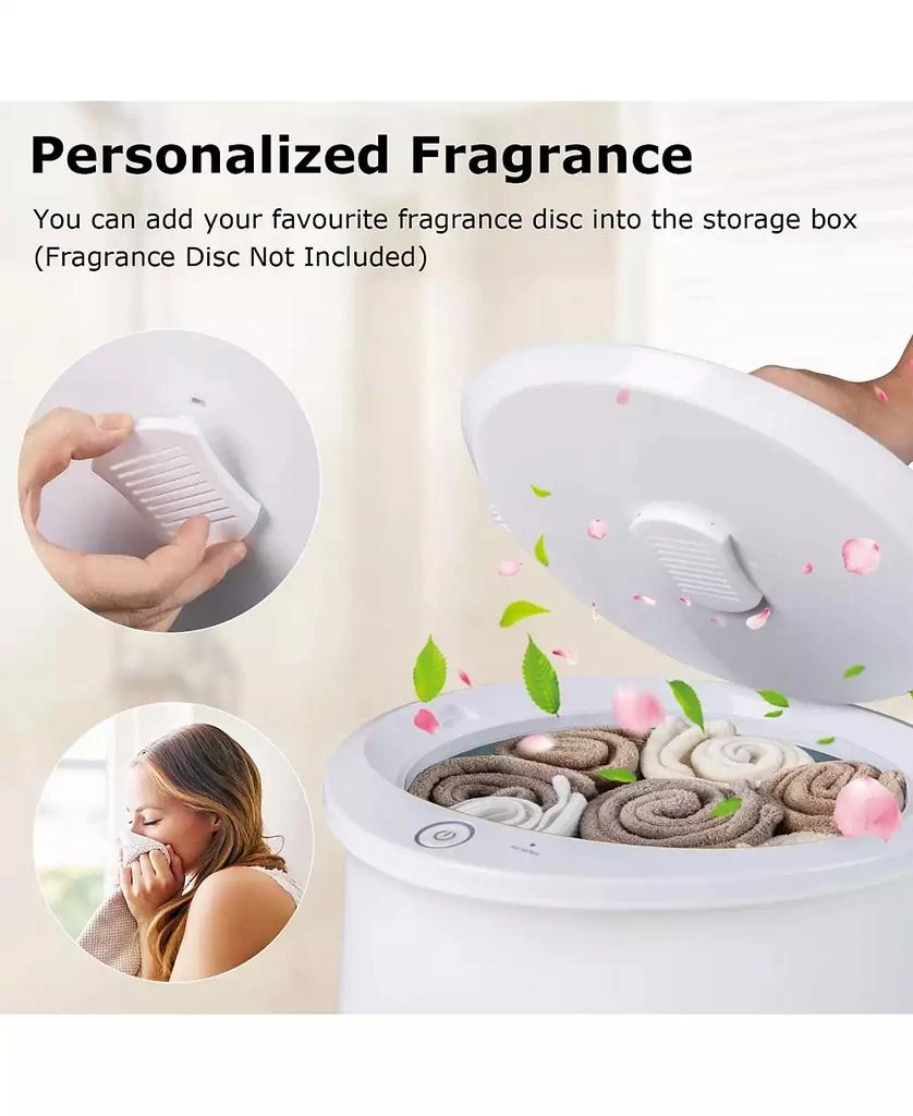 Ecooso 20L Large Heated Towel Warmer with LED Display and Button Control 4