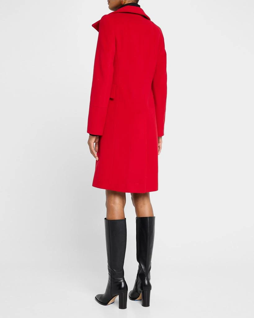 Akris Duffle Knee-Length Wool Coat 4