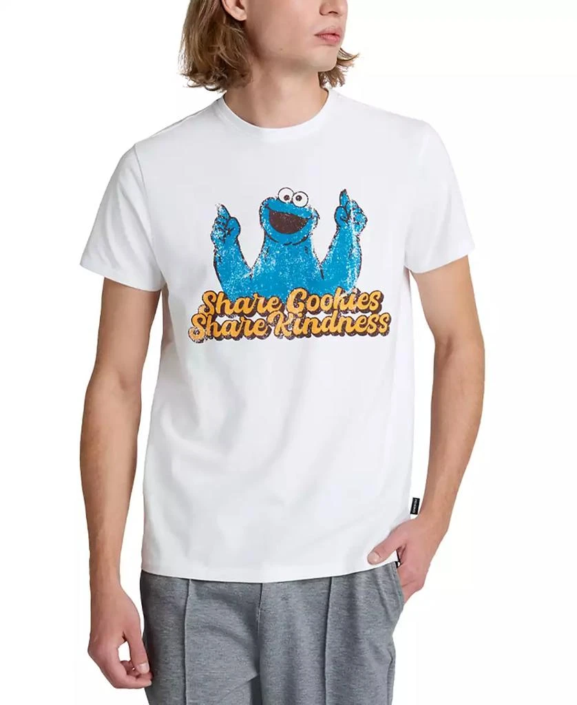 Kenneth Cole X Sesame Street Men's Slim Fit Cookie Monster T-Shirt 1