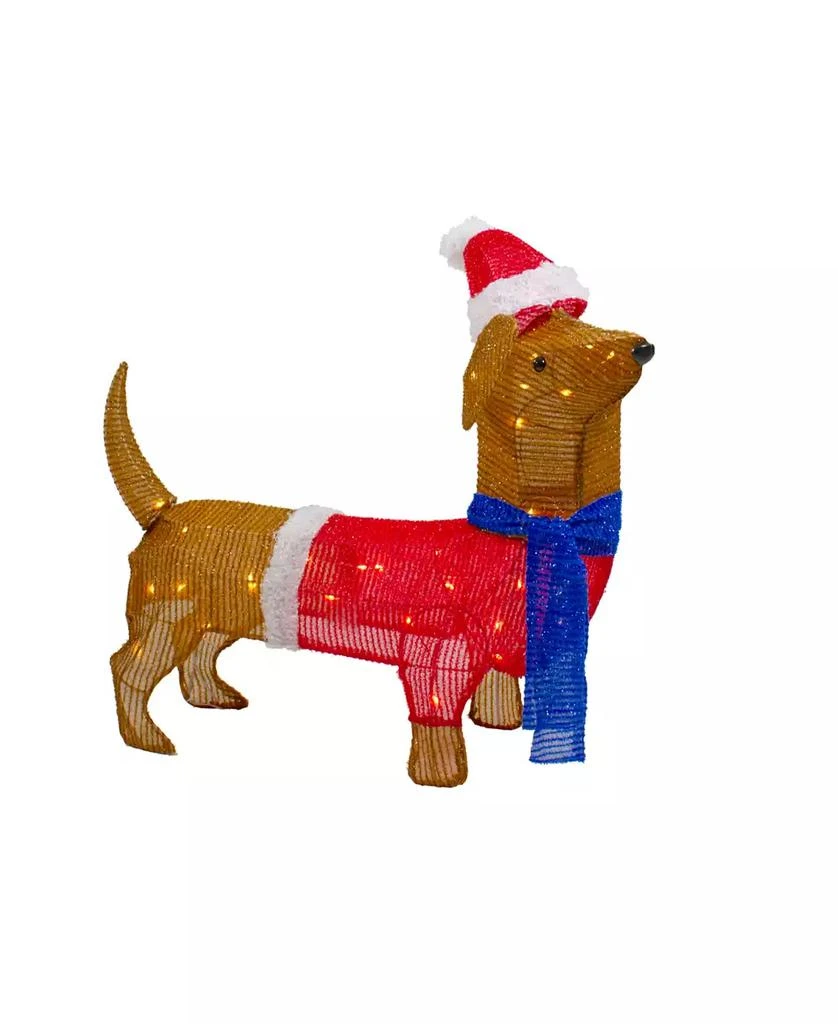 Northlight 26" LED Lighted Dachshund Dog Outdoor Christmas Decoration 1
