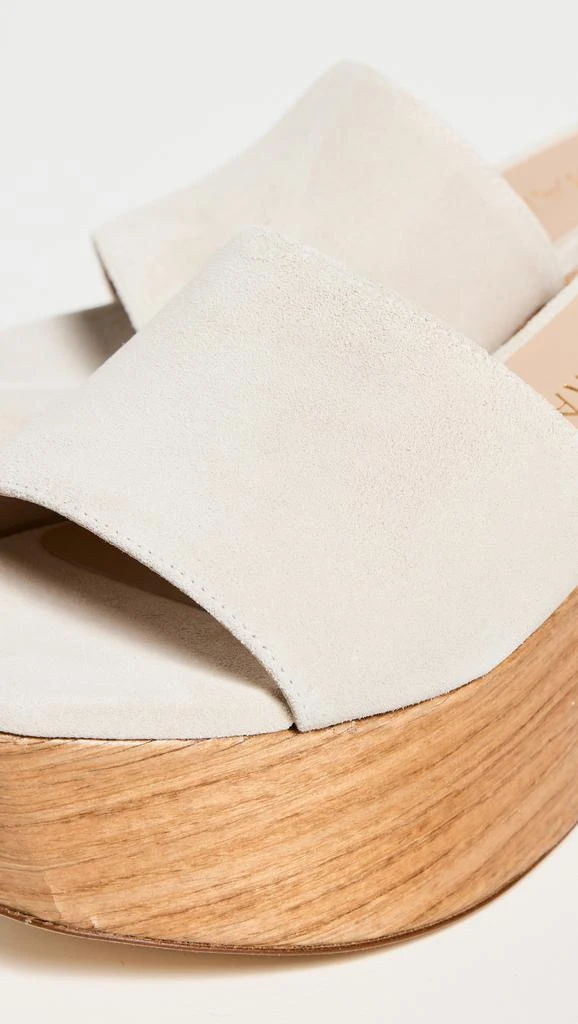 Stuart Weitzman Square High Platform Slides 95mm 5