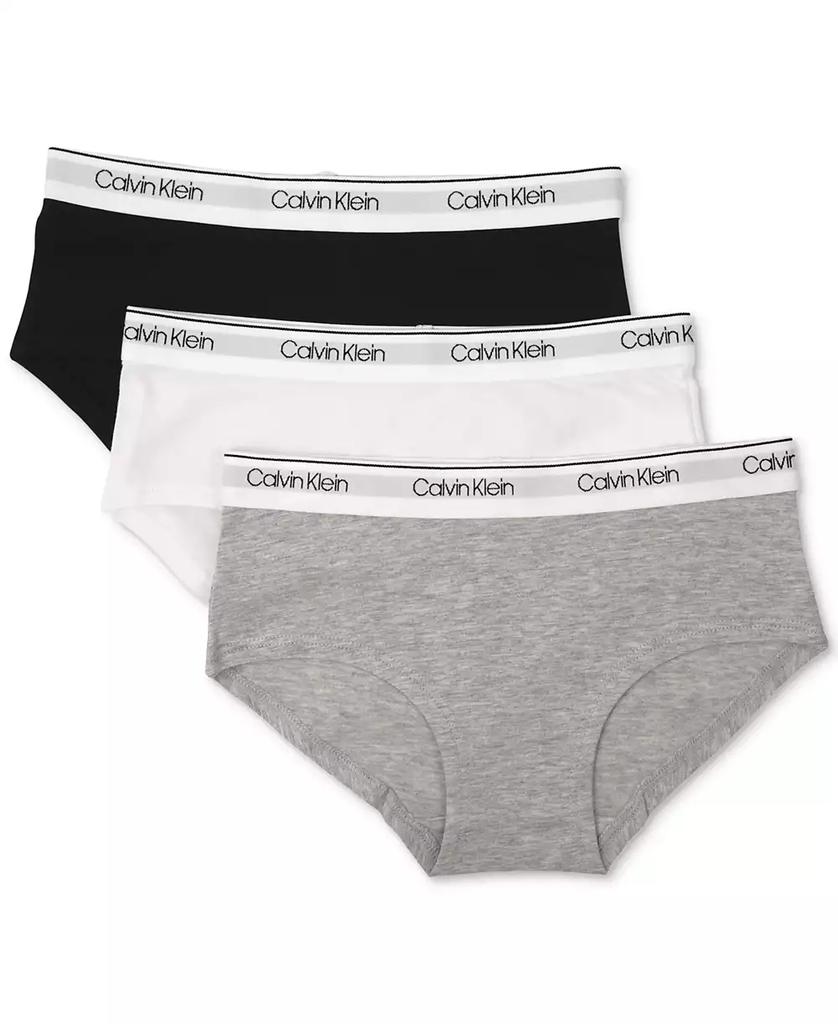 Calvin Klein 3-Pk.  Hipster Underwear, Little & Big Girls