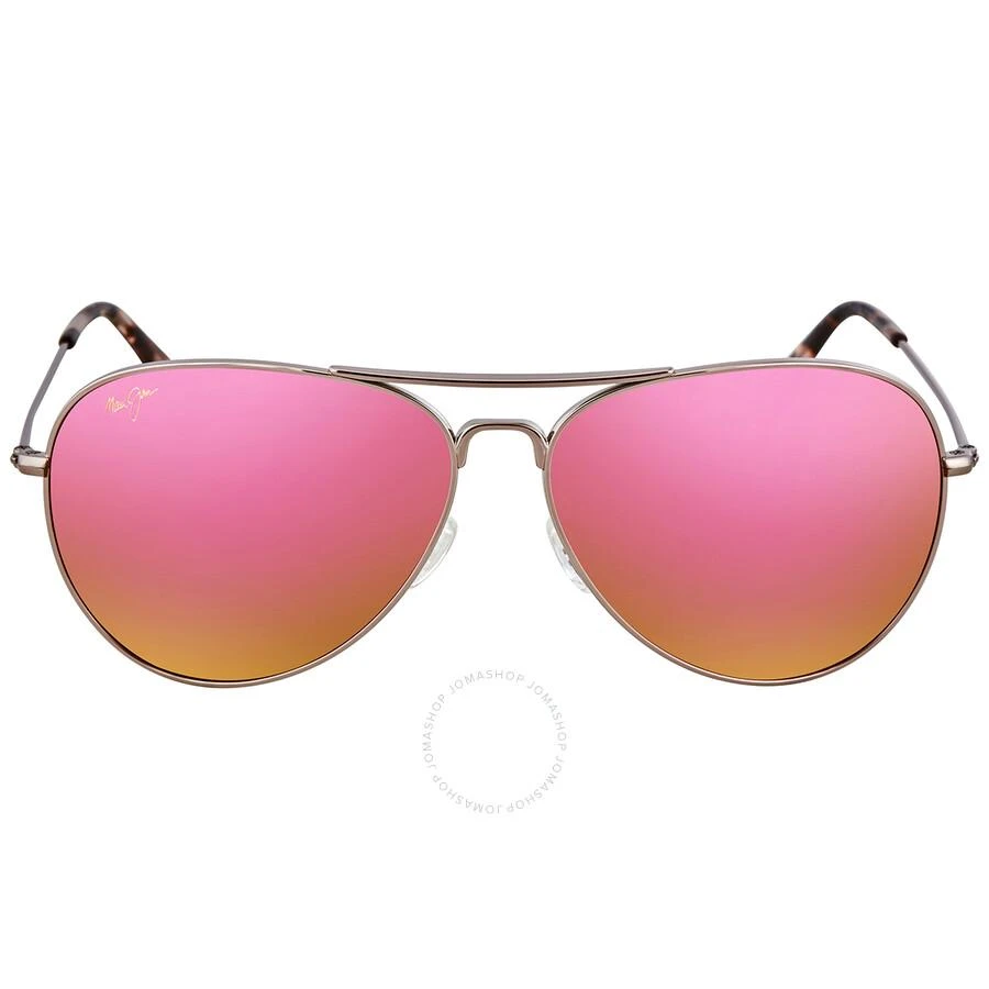 Maui Jim Mavericks Polarized Maui Sunrise Pilot Unisex Sunglasses P264-16R 61 1