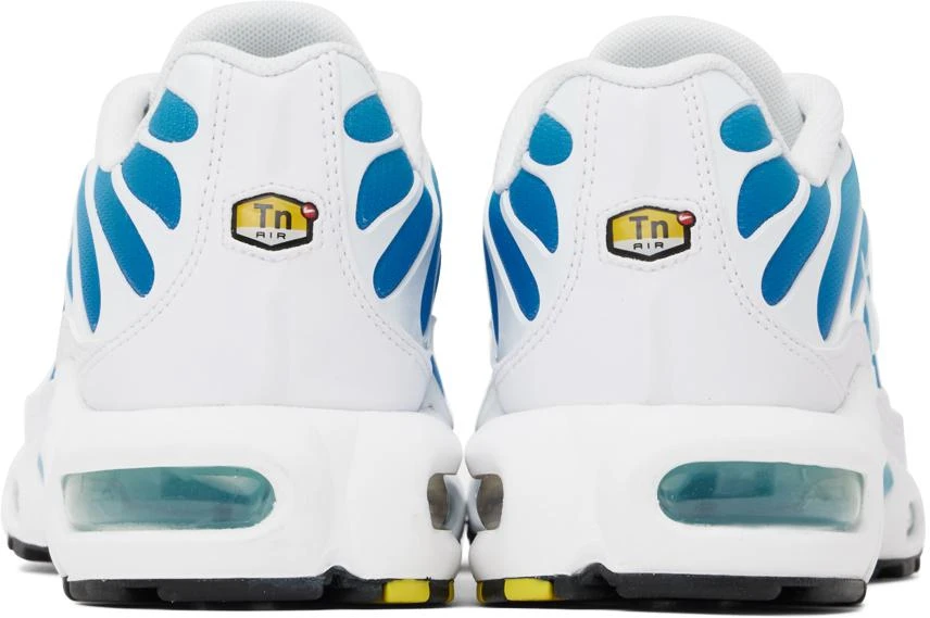 NIKE White & Blue Air Max Plus Sneakers 2