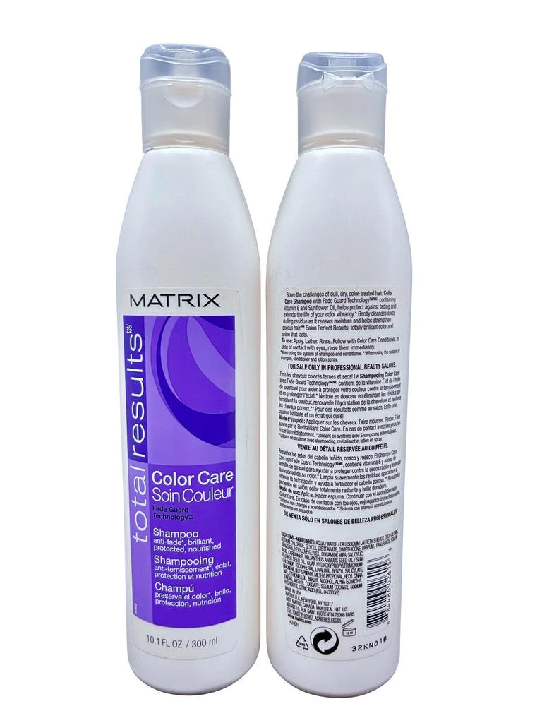 MATRIX Total Results Color Care Shampoo 10.1 OZ Set of 2 2
