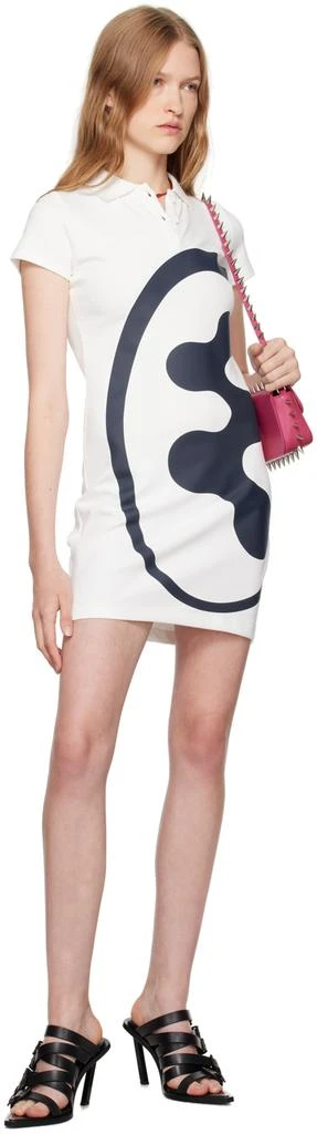 Mowalola White Thong Polo Minidress 4