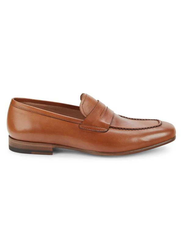 Salvatore Ferragamo Leather Penny Loafers 1
