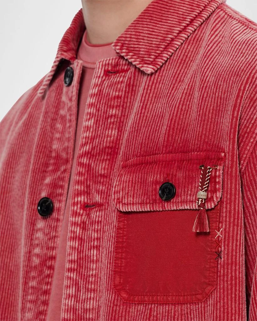 Scotch & Soda Men's Washed Corduroy Shirt Jacket 5