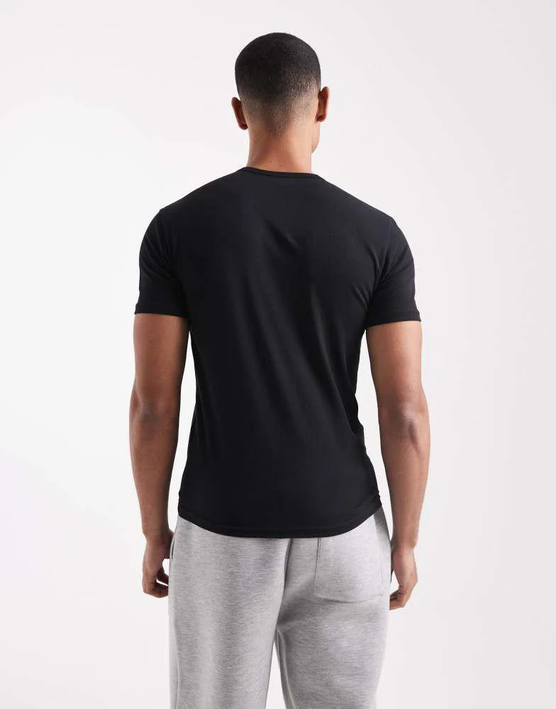 Emporio Armani Emporio Armani 2-pack short sleeve lounge t-shirts in black 3