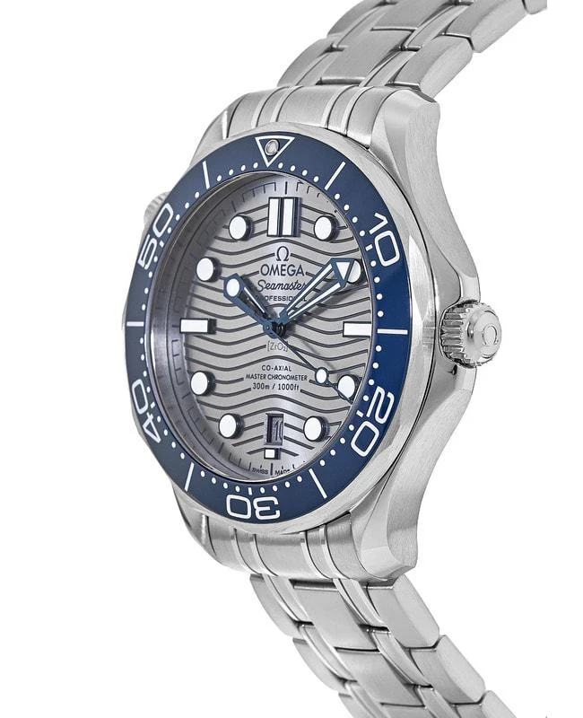Omega Omega Seamaster Diver 300M Grey Dial Steel Bracelet  Men's Watch 210.30.42.20.06.001 3