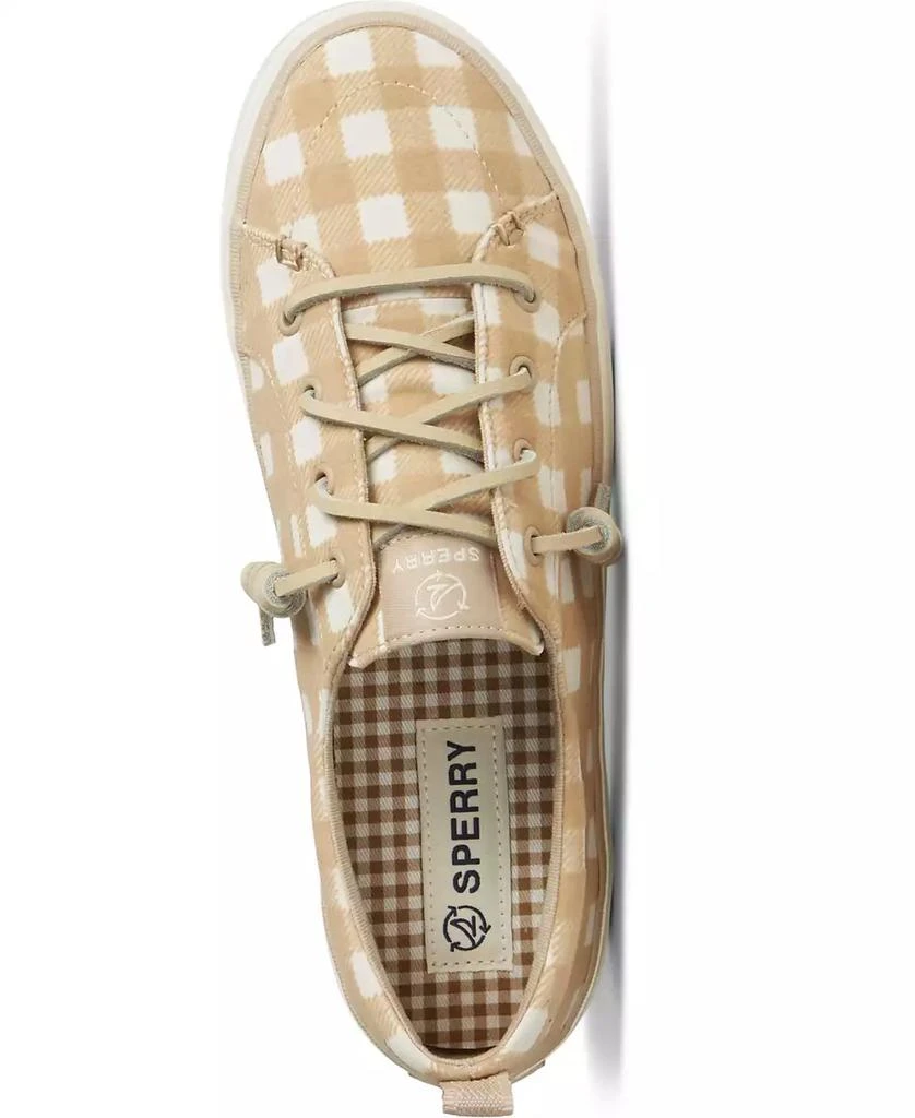 Sperry Women's Crest Vibe Gingham Canvas Sneakers, Created for Macy's 4