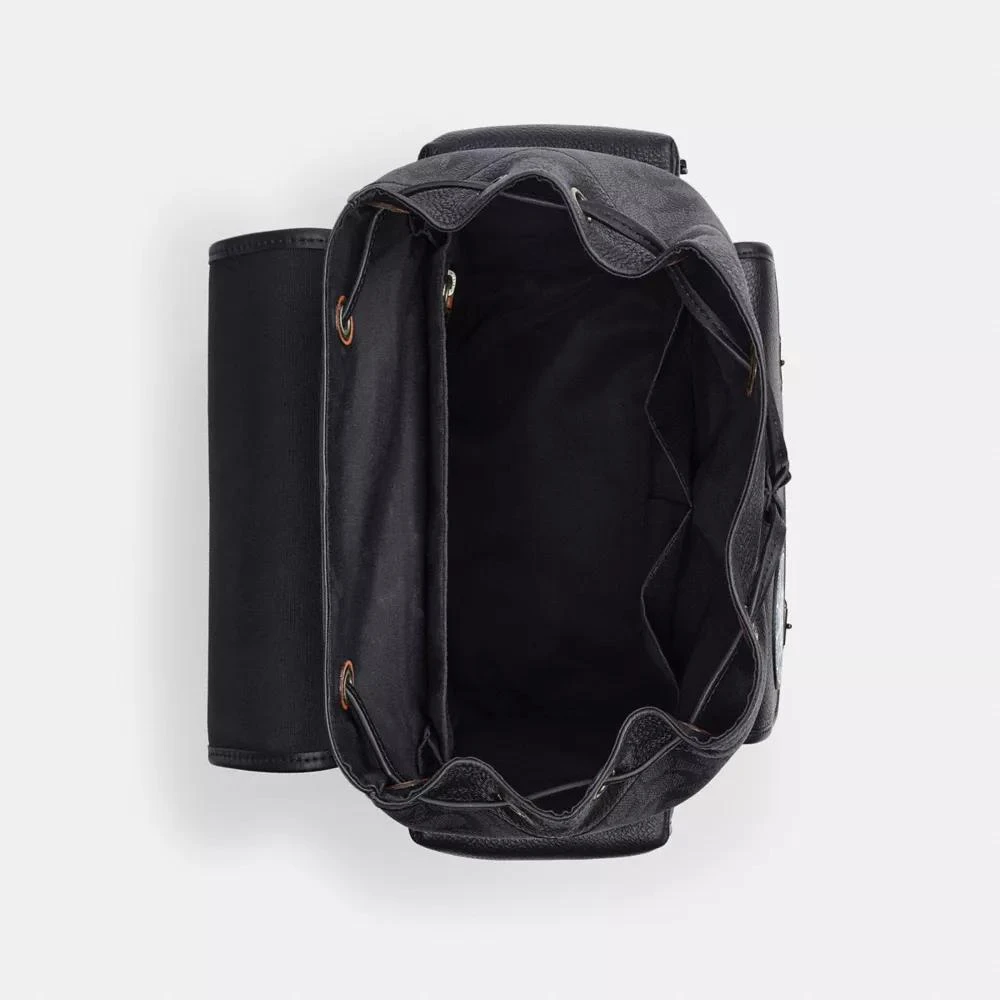 Coach Sprint Backpack In Signature Canvas With Patches 4
