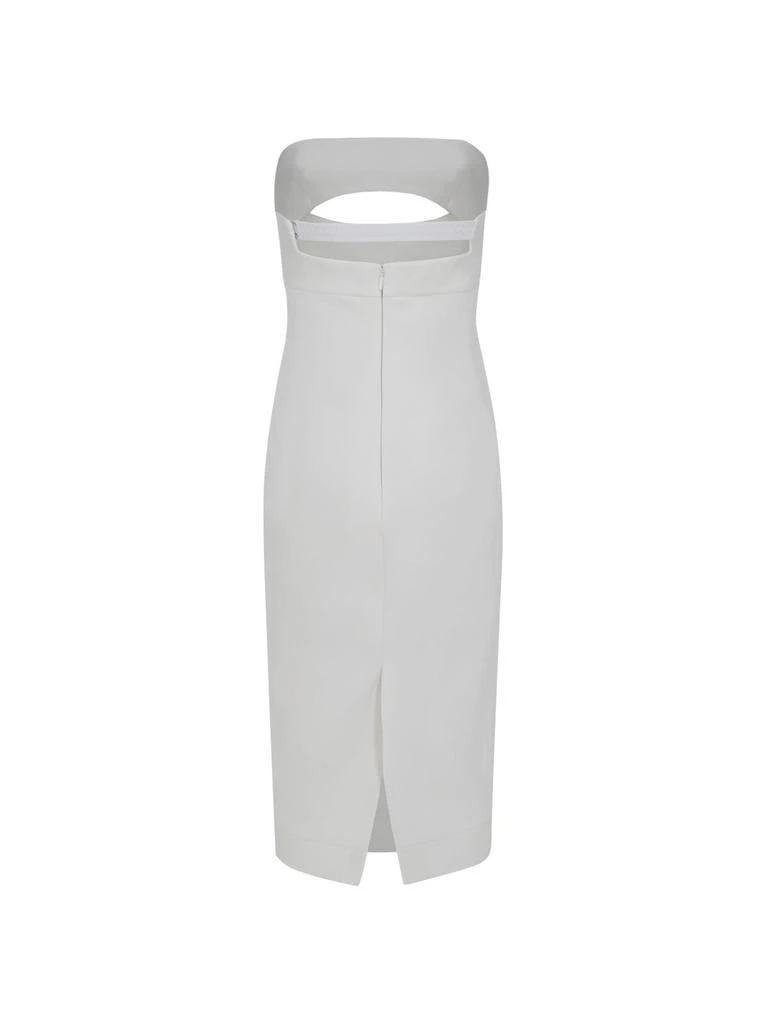 Yves Saint Laurent Saint Laurent Cut-Out Strapless Midi Dress 2
