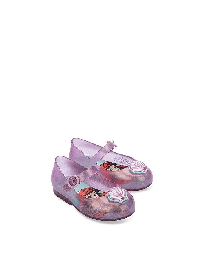 Mini Melissa Girls' Mini Sweet Love Disney Princess Flats - Toddler 1