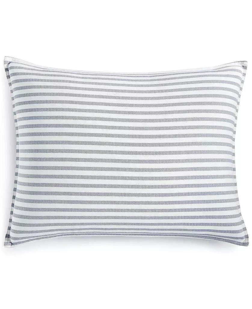 Nautica Fairwater Yarn Dye Cotton Decorative Pillow, 18" X 18" 3