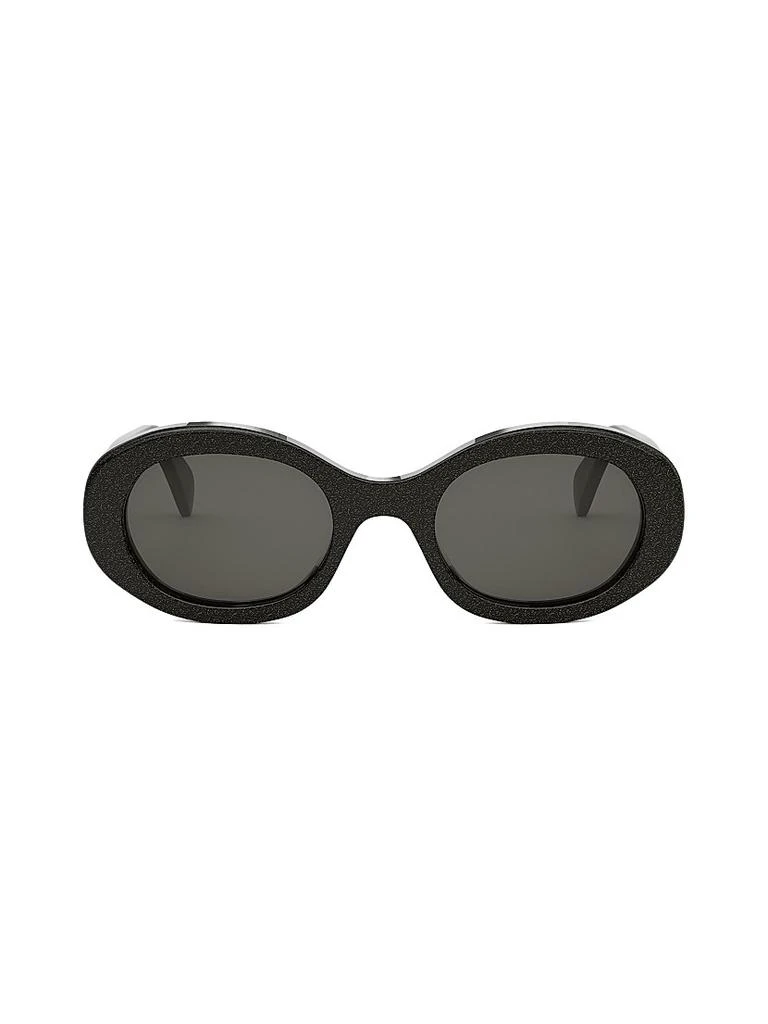 Celine Triomphe 52MM Oval Sunglasses 2