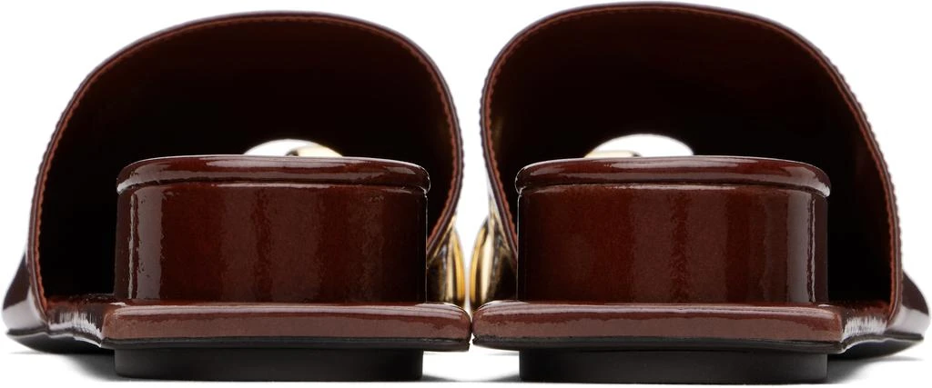 Tory Burch Brown Pierced Mules 2
