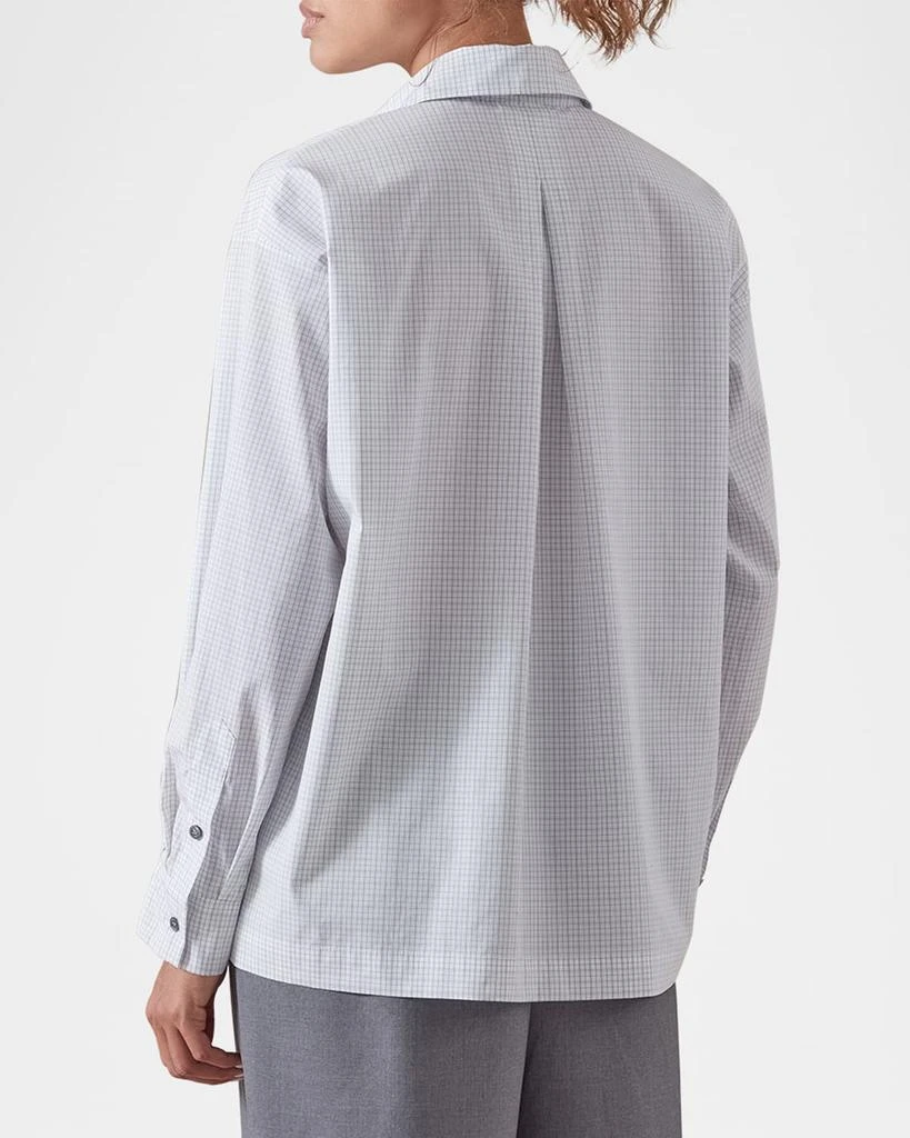Eskandar Slim Shirt With Collar (Regular Length) 2