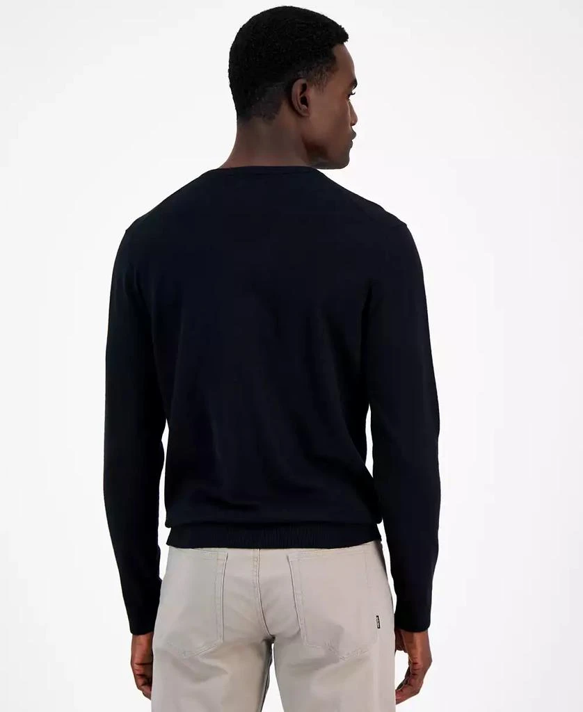 Alfani Men's Solid V-Neck Cotton Sweater, Created for Macy's 2